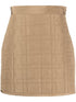 padded high-waisted skirt
